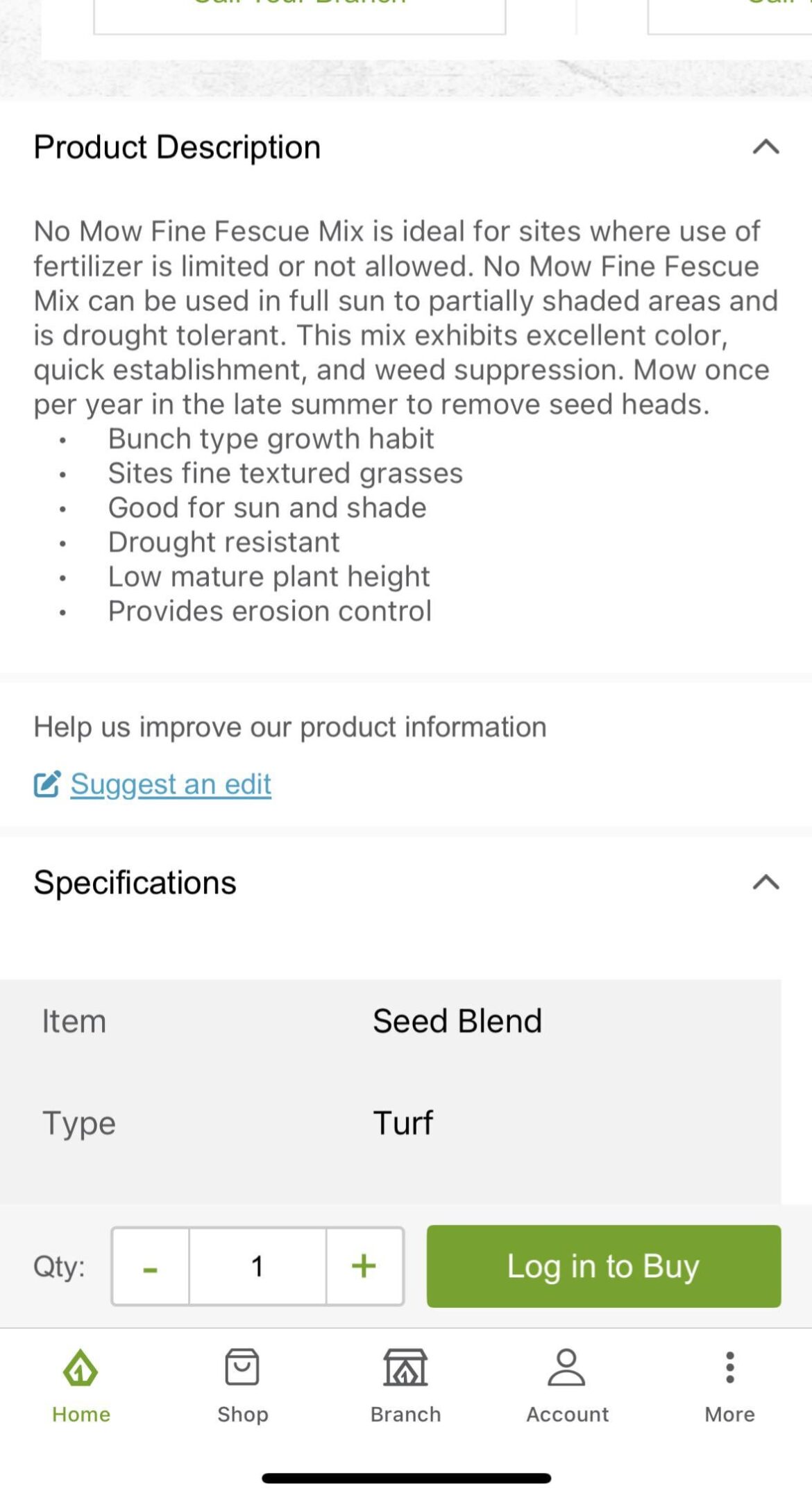 Anyone ever try Lescoe no mow fine fescue mix?
