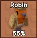 Robin pet icon in Roblox Grow a Garden.