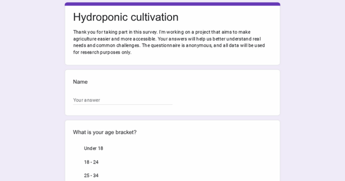 Help Us Improve Hydroponics! (Short Survey – 2 min) Help Us Improve Hydroponics! (Short Survey – 2 min)