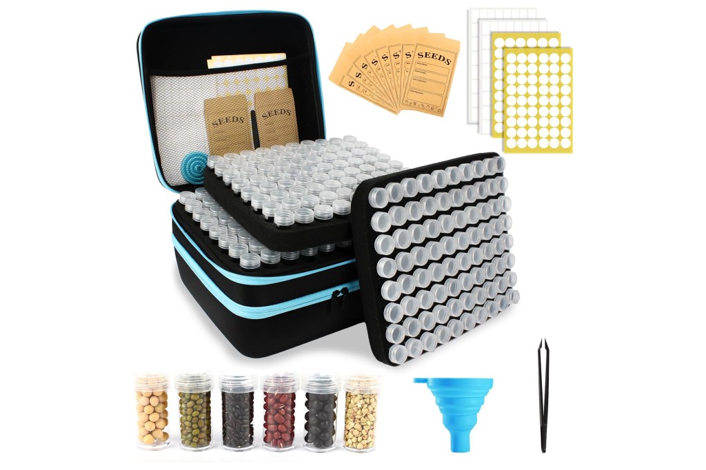 Storage container with compartments