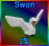 Swan pet icon in Roblox Grow a Garden.