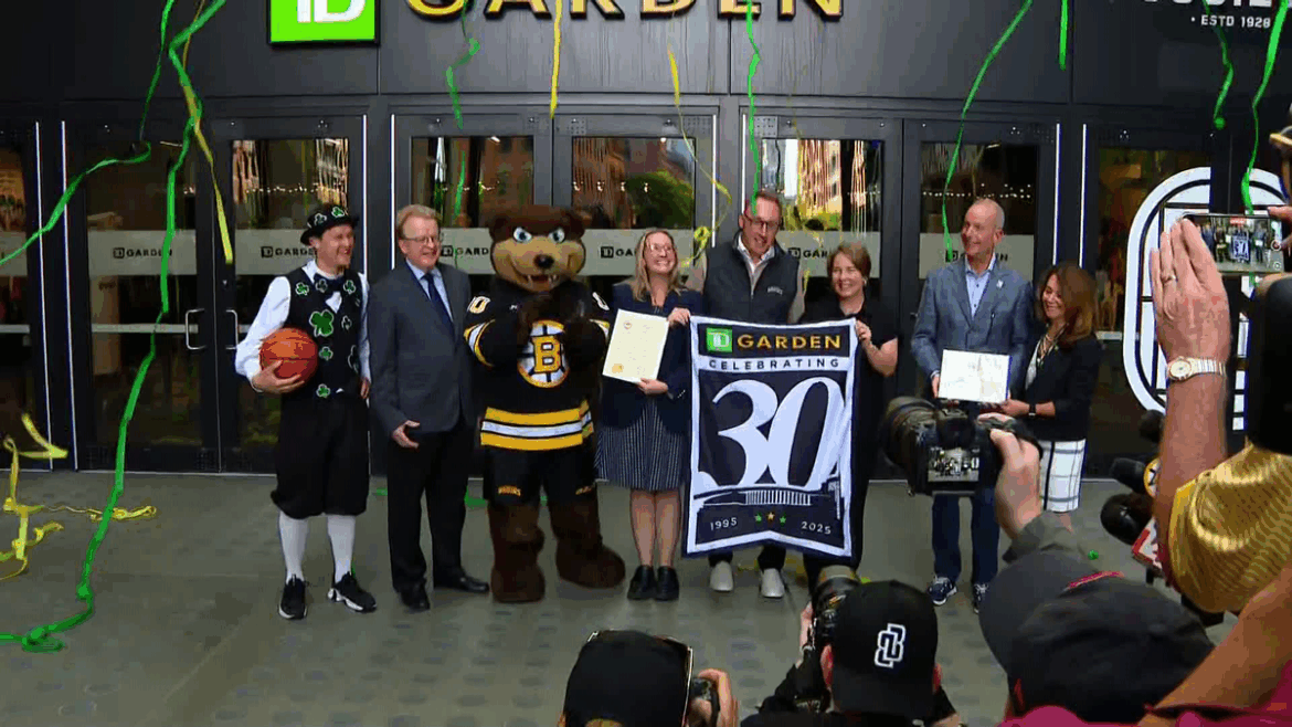 Boston's TD Garden marks 30 years with birthday bash