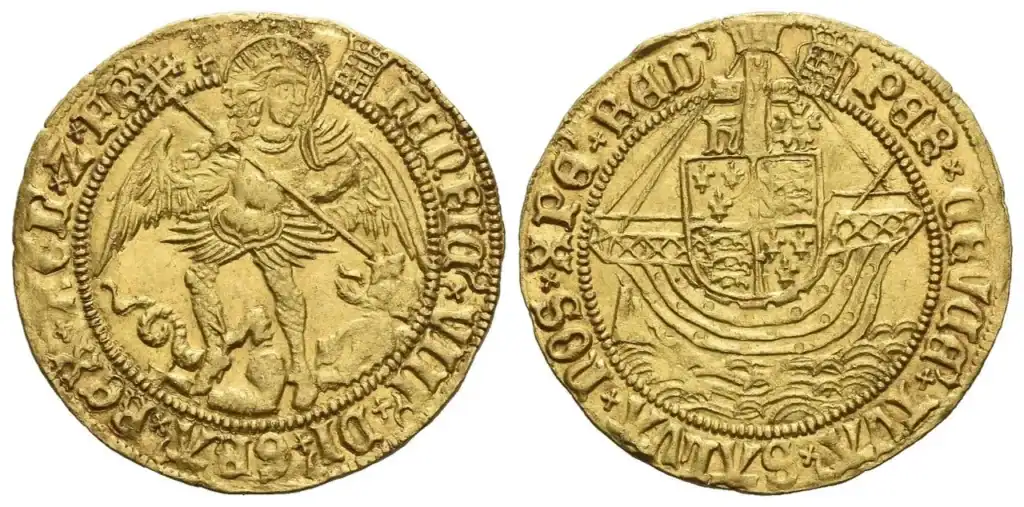 A large number of the coins date back to the reign of Henry VIII including this one which was struck between 1513 and 1536