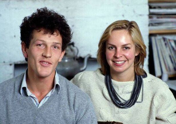 Monty Don with his wife Sarah Erskine
