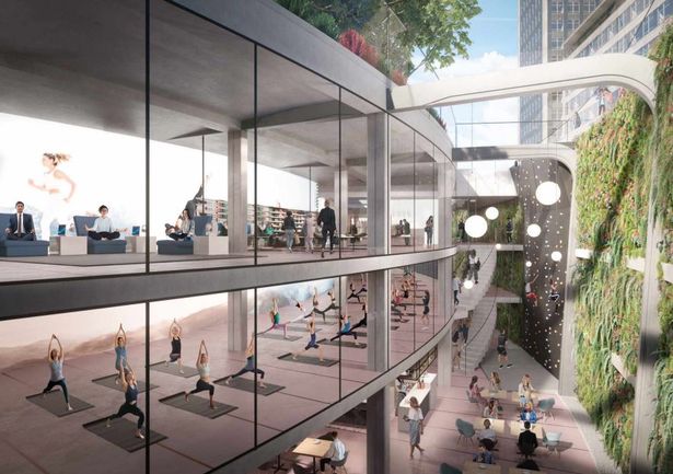 CGI of proposed healthcare facility by Reef