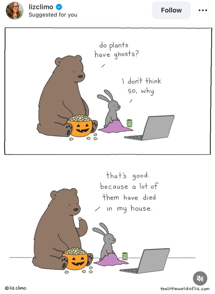 Happy Halloween to the plants that sacrificed their lives for our knowledge 😆