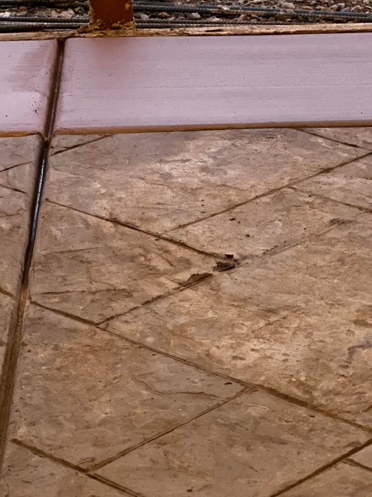 Stamped concrete Stamped concrete