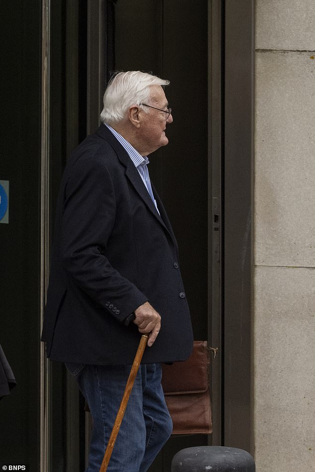 Christopher Wright-Holmes, also 83, said he jabbed Sootarsing in the stomach with his 'trusted' walking stick in a 'pre-emptive strike'