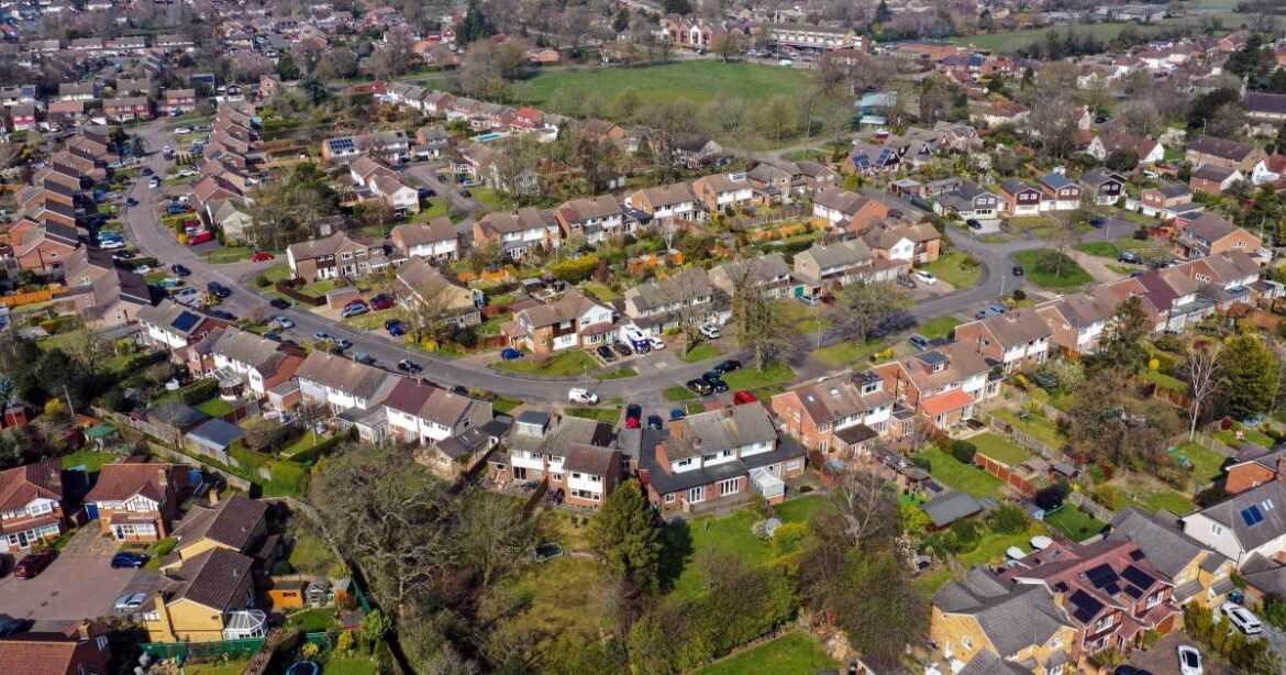 Two-fifths of British garden space paved over, reducing green benefits – report Two-fifths of British garden space paved over, reducing green benefits – report