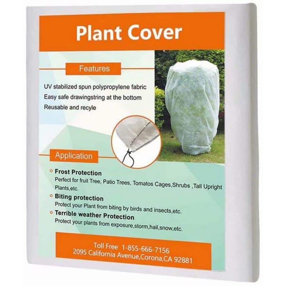 Plant Cover with Drawstring, 32 x 32 inches