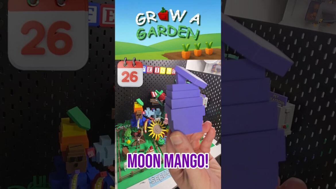 I 3D Printed My Roblox Garden IRL 26