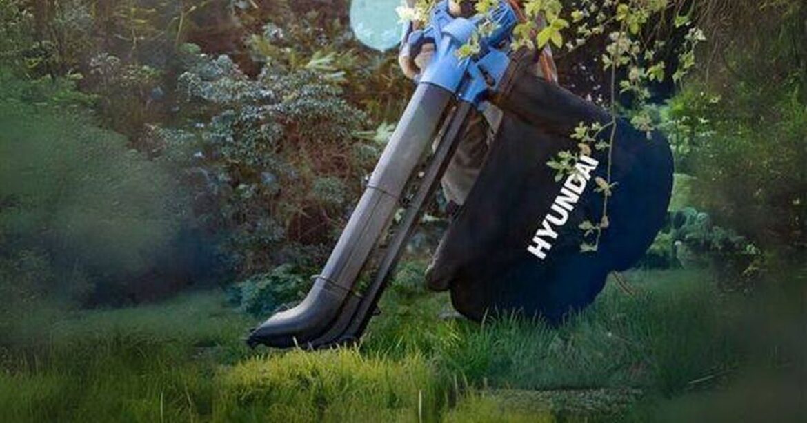 ‘Lightweight’ 3-in-1 gardening tool with ‘fantastic’ leaf blowing and suction power Hyundai Leaf Blower and Garden Vacuum