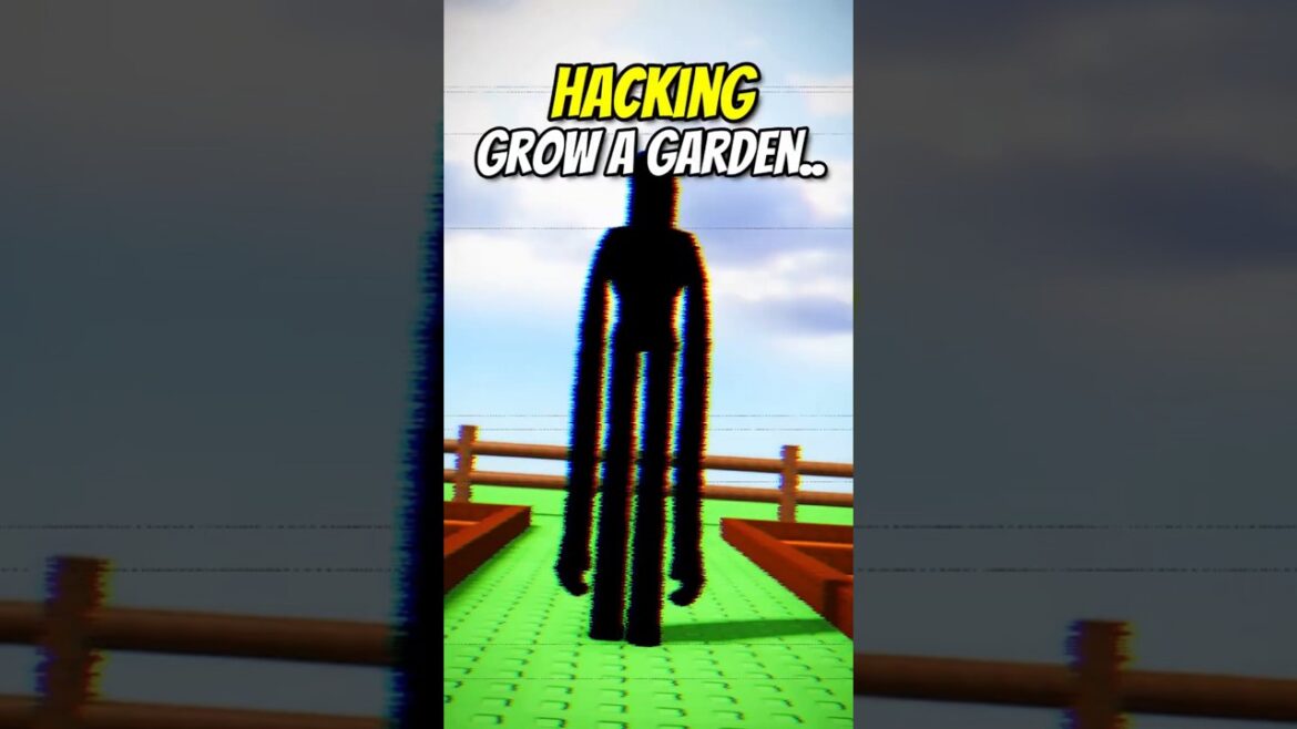 HACKING In Grow a Garden.. #growagarden #roblox #c00lkidd #funny #hacker