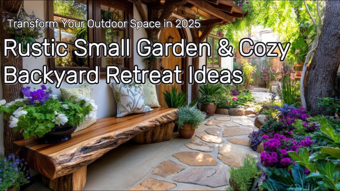Cozy Backyard Retreat 2025: Rustic Small Garden Landscaping Ideas for a Charming Outdoor Space
