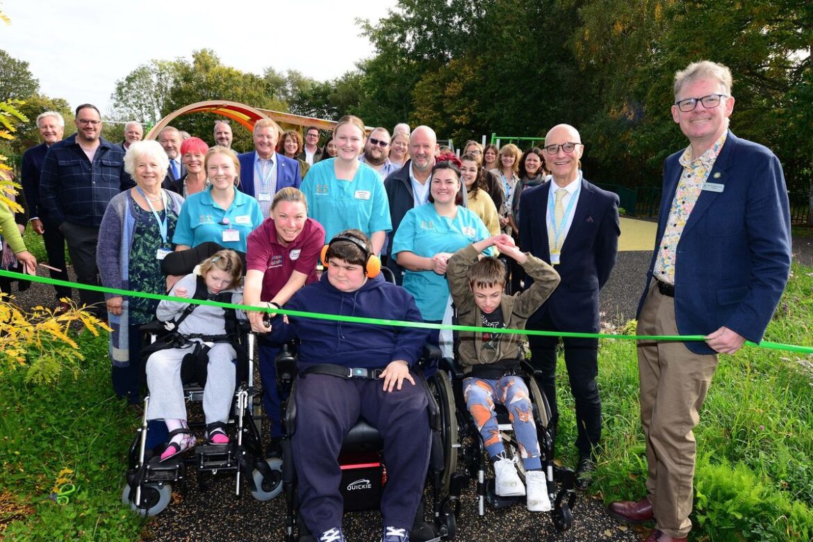 ‘A truly magical space’: Shropshire children’s hospice opens new garden for youngsters and families The Gathering Heart Garden provides all sorts of stimulating sounds and smells.