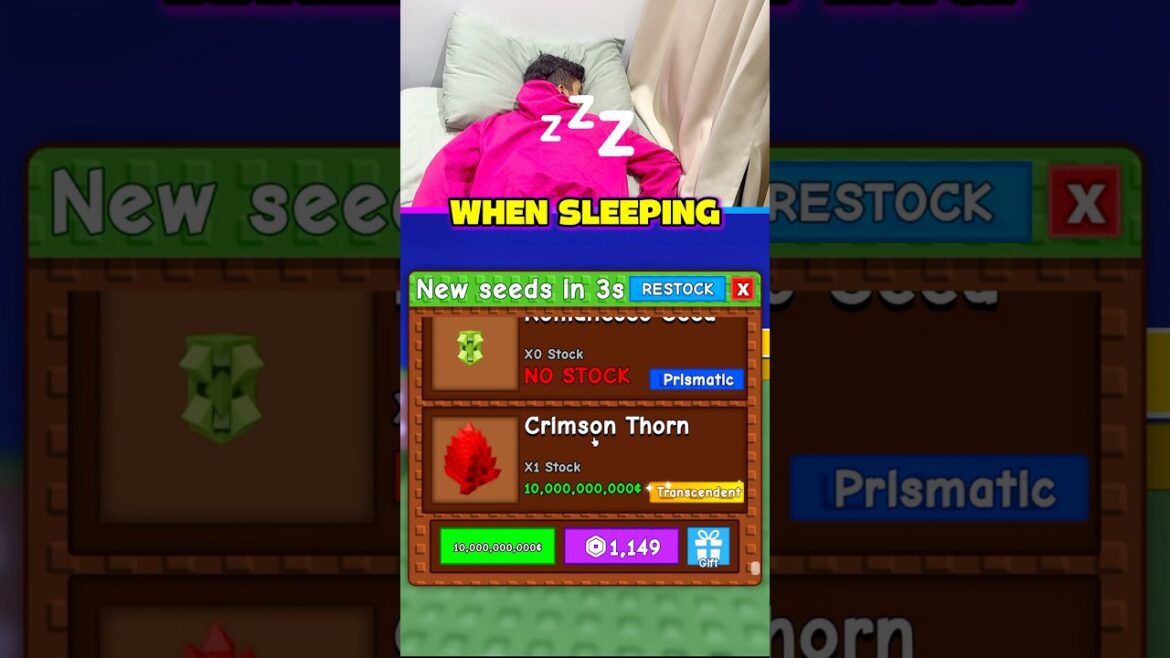 GROW A GARDEN STOCK WHEN I AM SLEEPING 😴