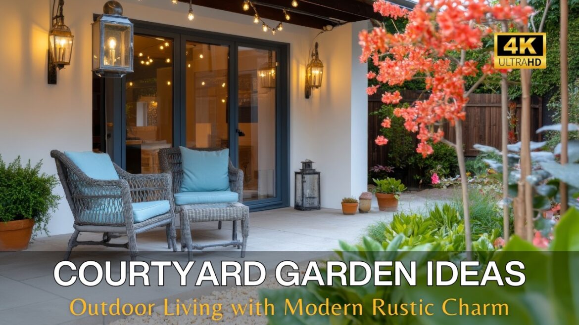 Tiny Courtyard Garden Ideas 2025: Cozy Outdoor Living with Modern Rustic Charm