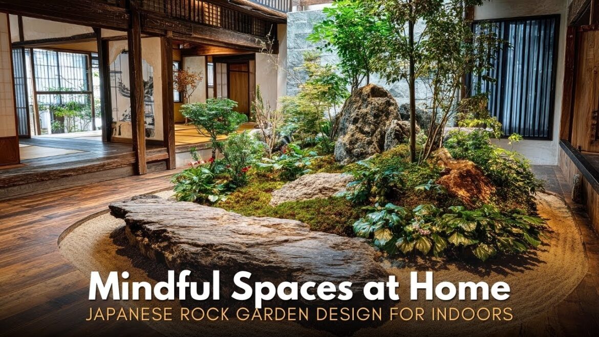The Essence of Zen Indoors  Japanese Rock Garden Inspiration