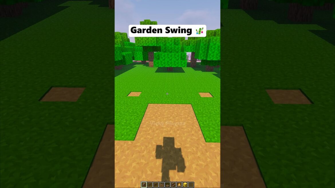 Realistic Garden Swing 🤓 In Minecraft