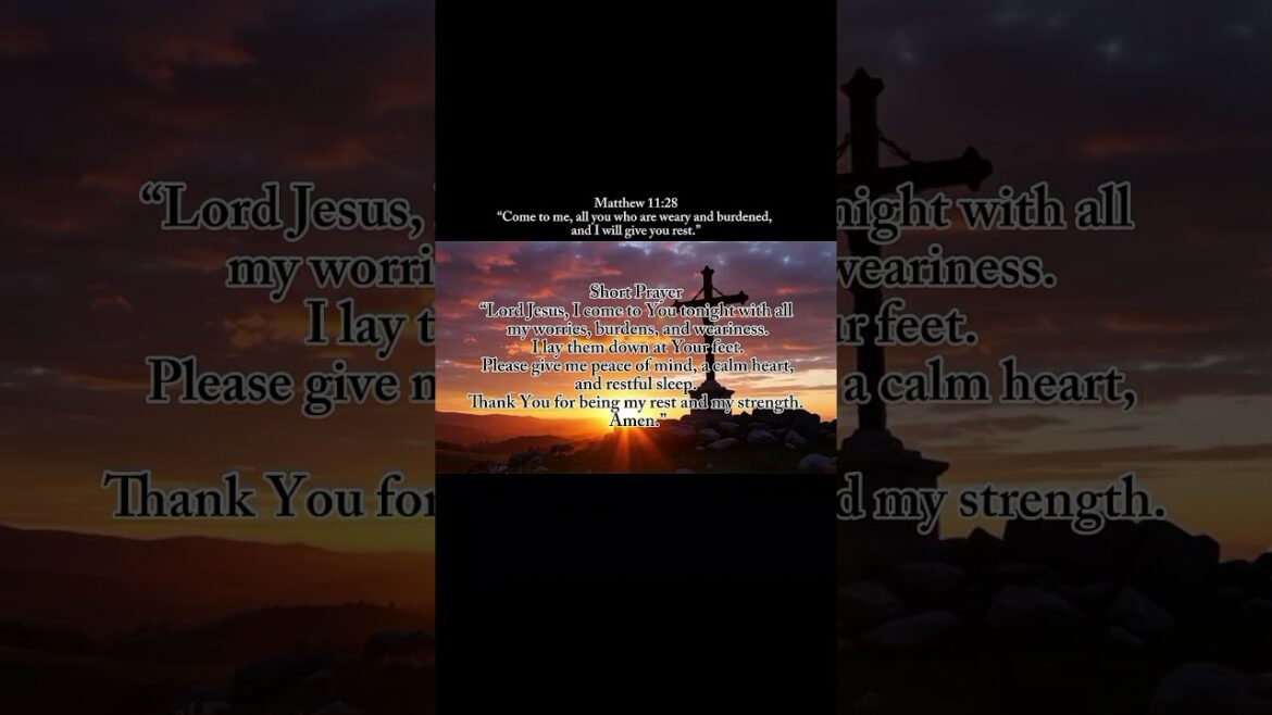 Come to me, all you who are weary and burdened, and I will give you rest. @DailyWordofGod-w7k