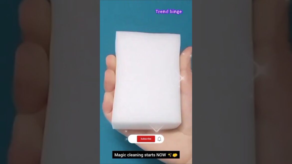 Nano magic Sponge 🧽 |Multi–purpose Cleaner for walls, floors & appliances ✨