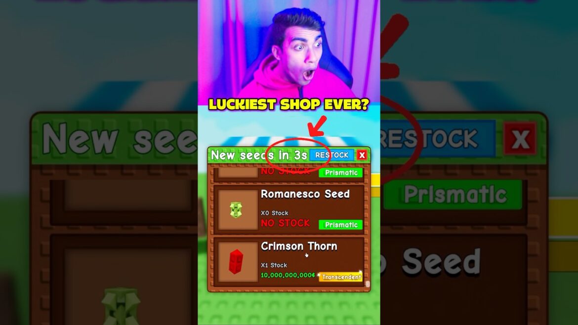 GROW A GARDEN LUCKY SHOP 😱