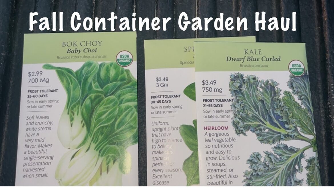 Fall Container Garden Haul Fall Container Garden Haul