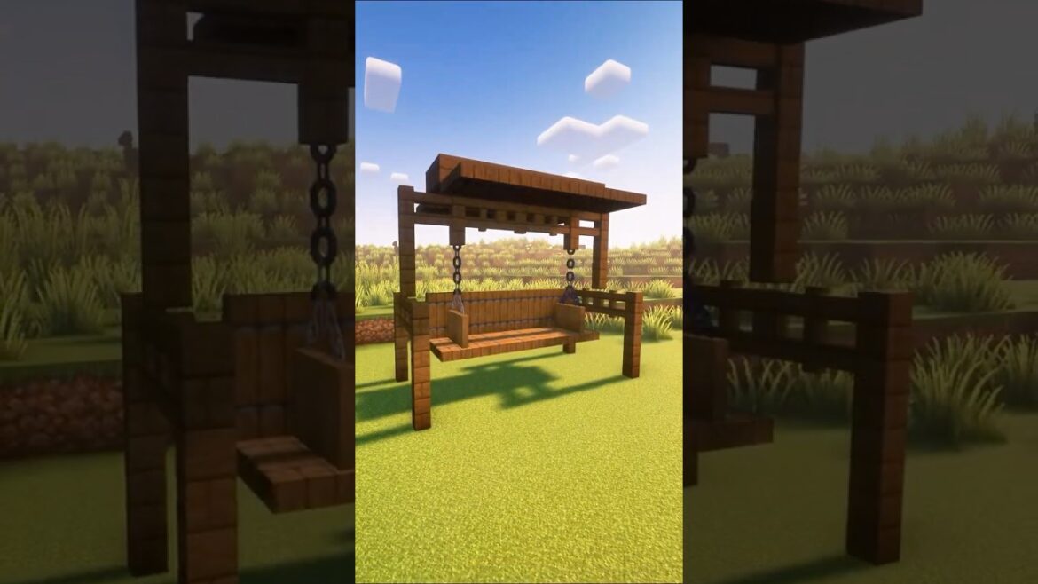Minecraft Garden Swing🤓 | #shorts