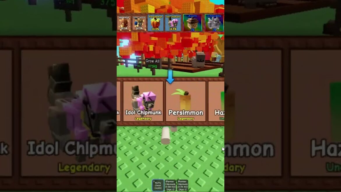Grow a Garden (GaG) | Nutty Chest 🌰🎁 #minecraft #games #growtopia #gaming #minecraftbuilding