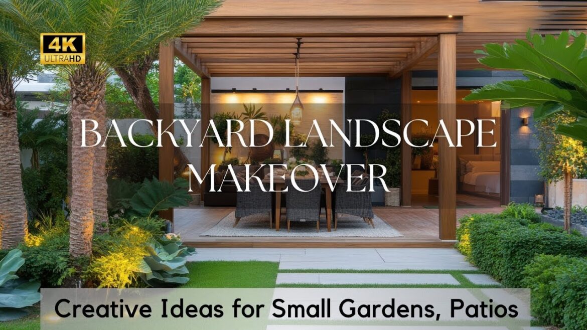Backyard Landscape Makeover | Creative Ideas for Small Gardens, Patios & Outdoor Spaces