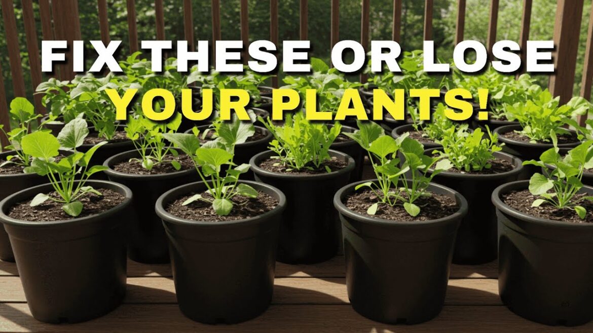 7 Container Garden Mistakes That Kill Plants (and How to Fix Them!)