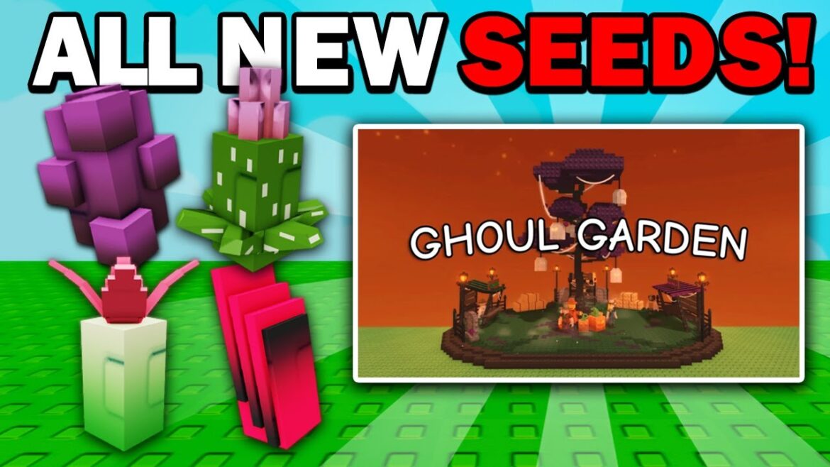 GHOUL GARDEN EVENT SEEDS!! in Grow a Garden Roblox
