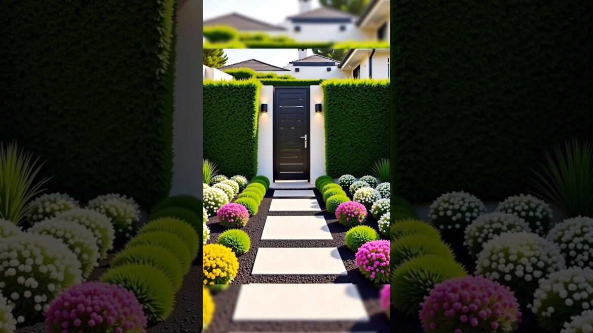 Front Yard with Stones & Plants Ideas 2025 🌿 | Modern Landscaping & Minimal Garden Inspiration