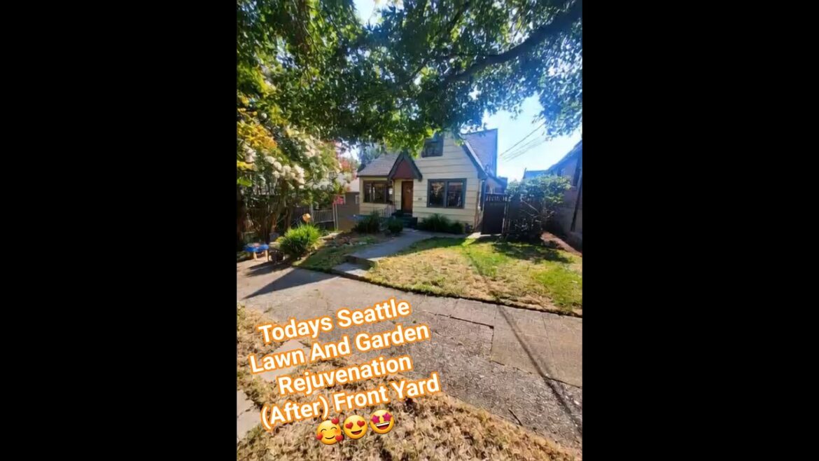 Todays Seattle Lawn And Garden Rejuvenation (After) Front Yard #lawnandgarden #landscapegardening