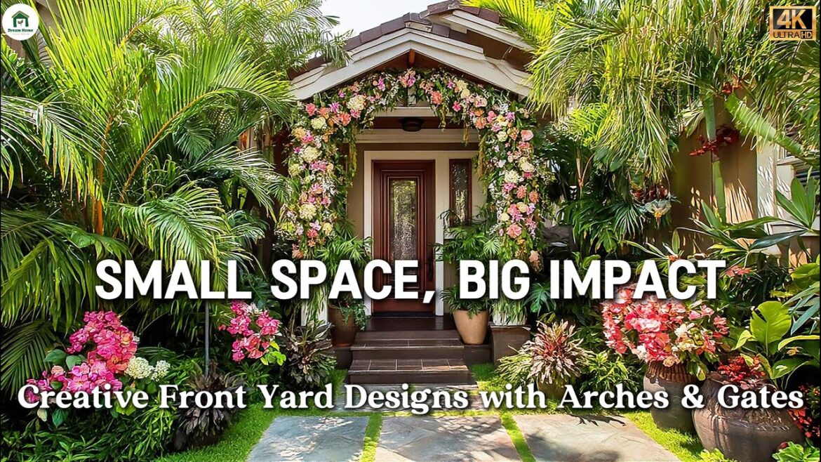 Creative Front Yard Designs with Arches & Gates | Small Space, Big Impact
