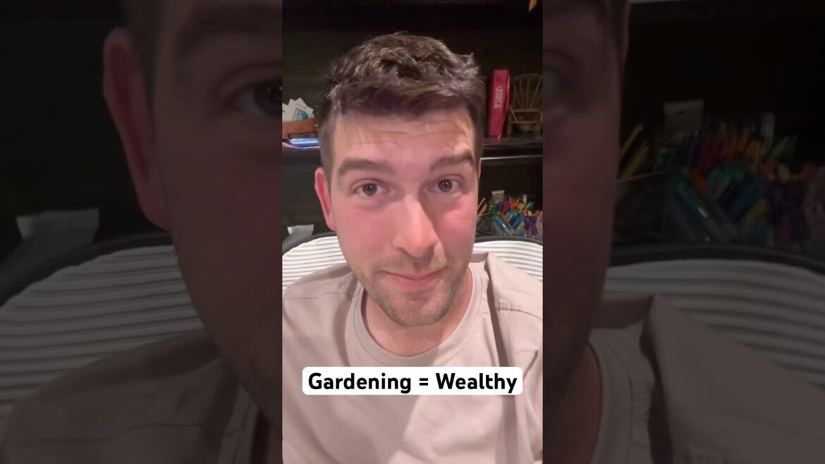 The Cheat Code to Living Like The Rich is a GARDEN!