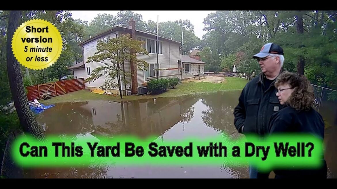 Backyard Flooding Solved with 2000 Gallon Dry Well & Catch Basins Backyard Flooding Solved with 2000 Gallon Dry Well & Catch Basins
