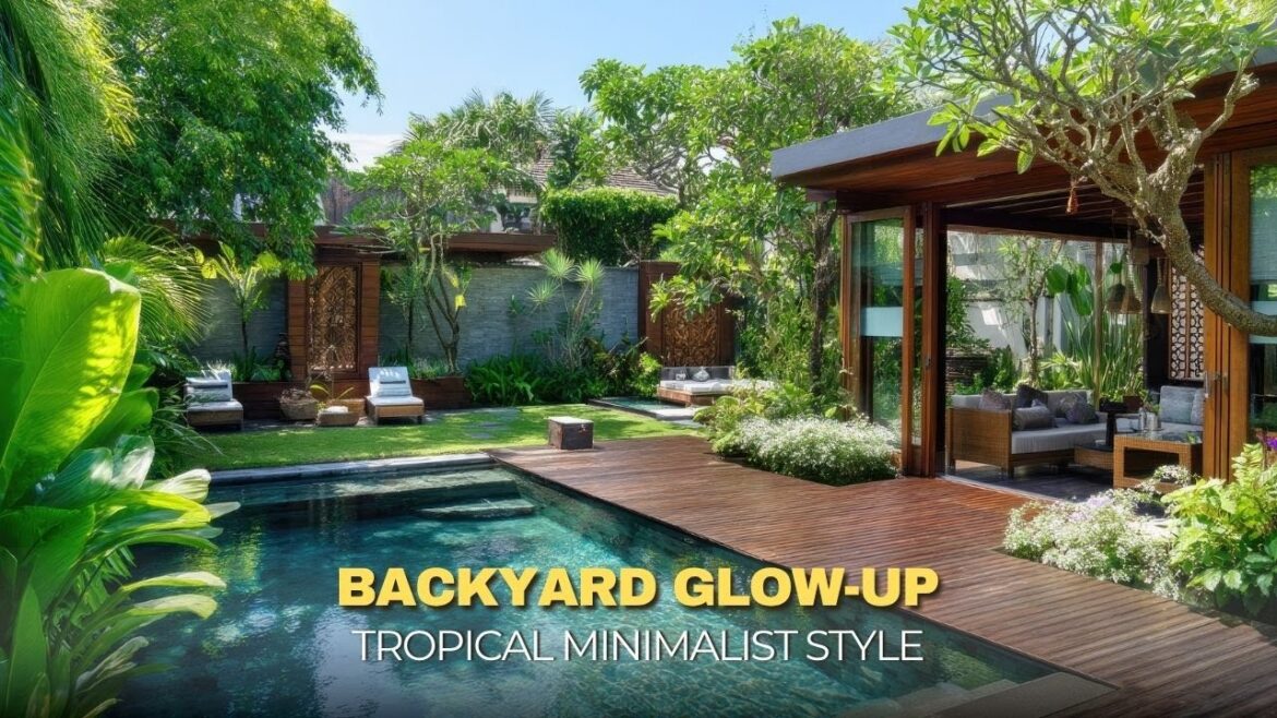 Tropical Minimalist Backyard Trends  Smart Water & Light Design Tropical Minimalist Backyard Trends  Smart Water & Light Design