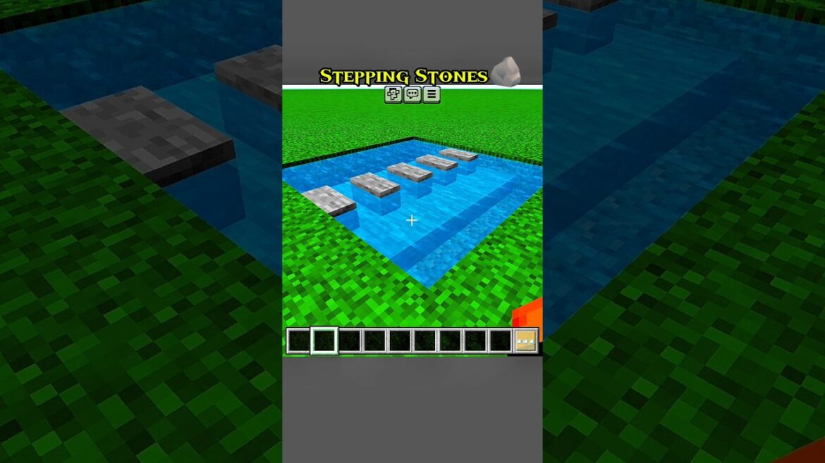 🪨 Stepping Stones | Simple Garden Path Design in Minecraft 🌿#SteppingStones #MinecraftBuild 🪨 Stepping Stones | Simple Garden Path Design in Minecraft 🌿#SteppingStones #MinecraftBuild