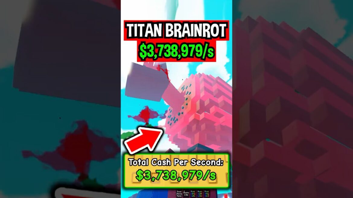 WORLD RECORD $3,738,979+/s TITAN BRAINROT in Plants Vs Brainrots..