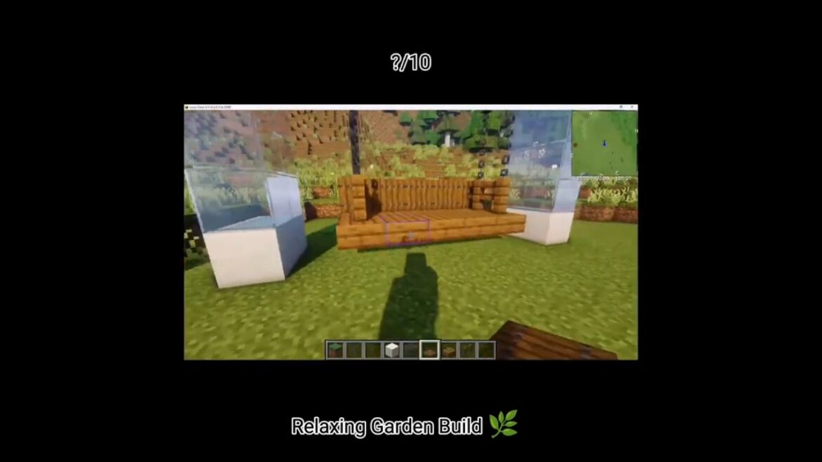 🌿Beautiful Minecraft Swings 😍 | Relaxing Garden Decoration Ideas 🌳✨ #minecraft #gaming #trending #op