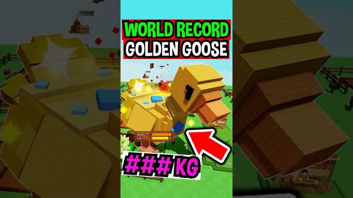 WORLD RECORD GOLDEN GOOSE in Roblox Grow a Garden.. WORLD RECORD GOLDEN GOOSE in Roblox Grow a Garden..