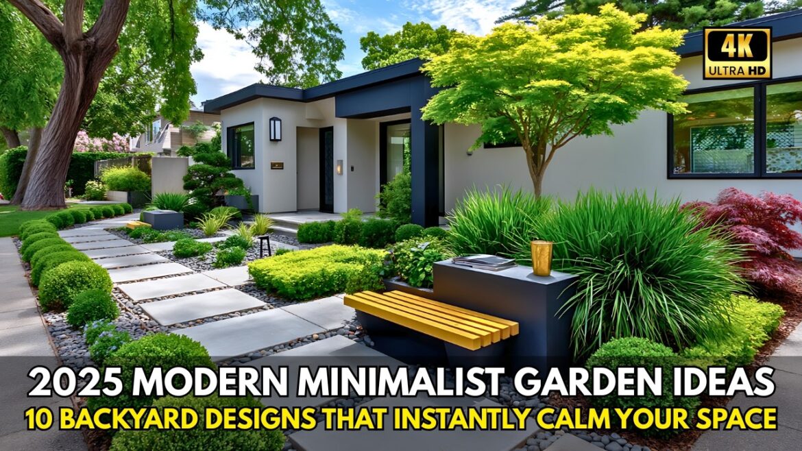 2025 Modern Minimalist Garden Ideas: 10 Backyard Designs That Instantly Calm Your Space 2025 Modern Minimalist Garden Ideas: 10 Backyard Designs That Instantly Calm Your Space