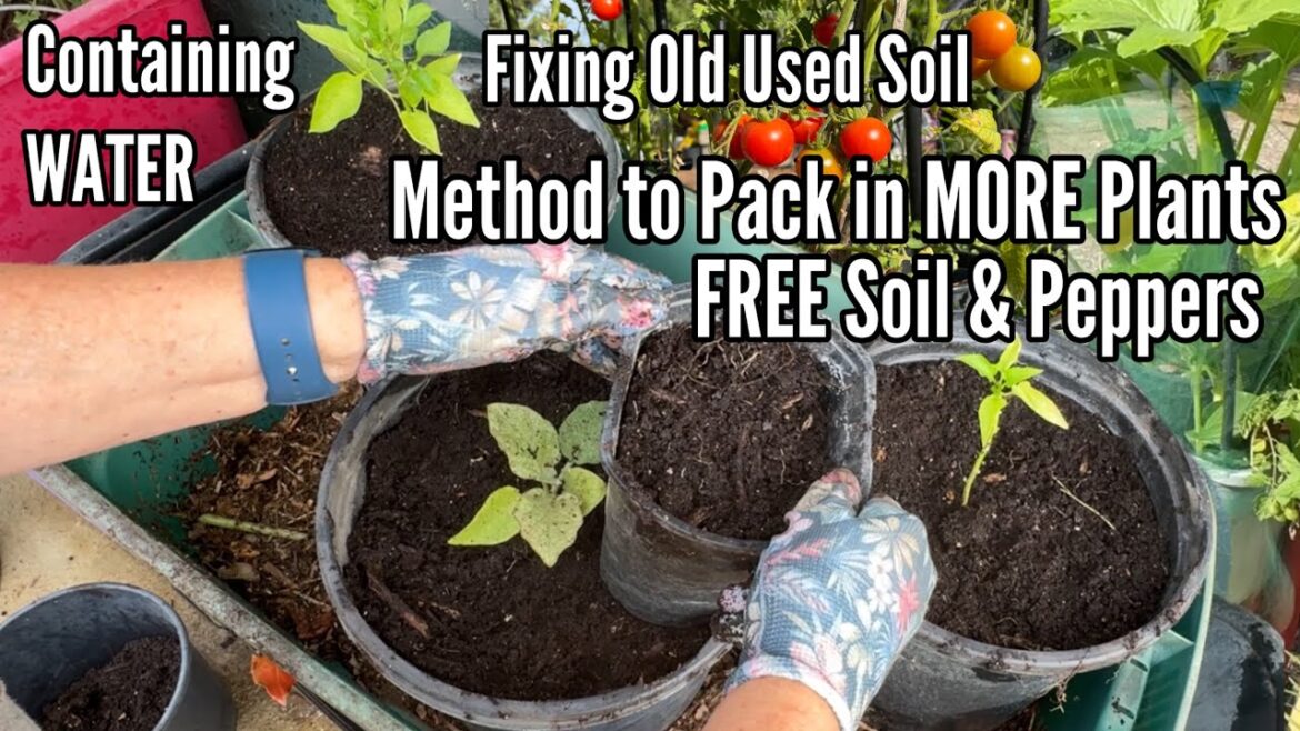 Creating FREE Soil & Plants GROWING More in Small Container Garden & Methods to Revitalize OLD Soil Creating FREE Soil & Plants GROWING More in Small Container Garden & Methods to Revitalize OLD Soil
