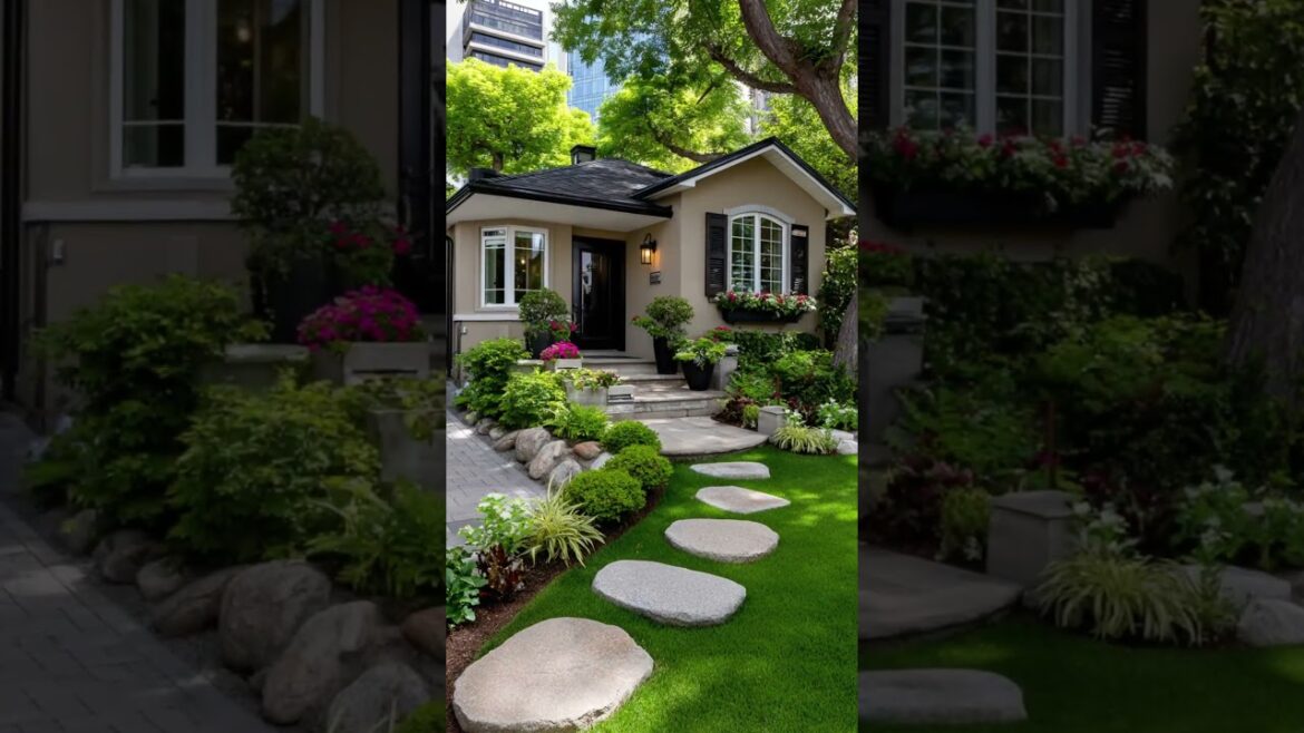 Front Yard Makeover 🌼 Small Garden Design Inspiration #frontyarddesign #smallgarden Front Yard Makeover 🌼 Small Garden Design Inspiration #frontyarddesign #smallgarden
