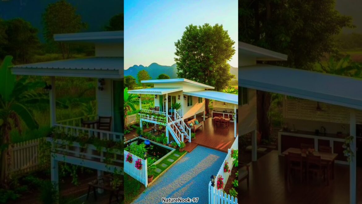 small house peaceful garden 🌿🌸 #nature #home #garden #ideas #trending #viral #shorts #foryou #ai