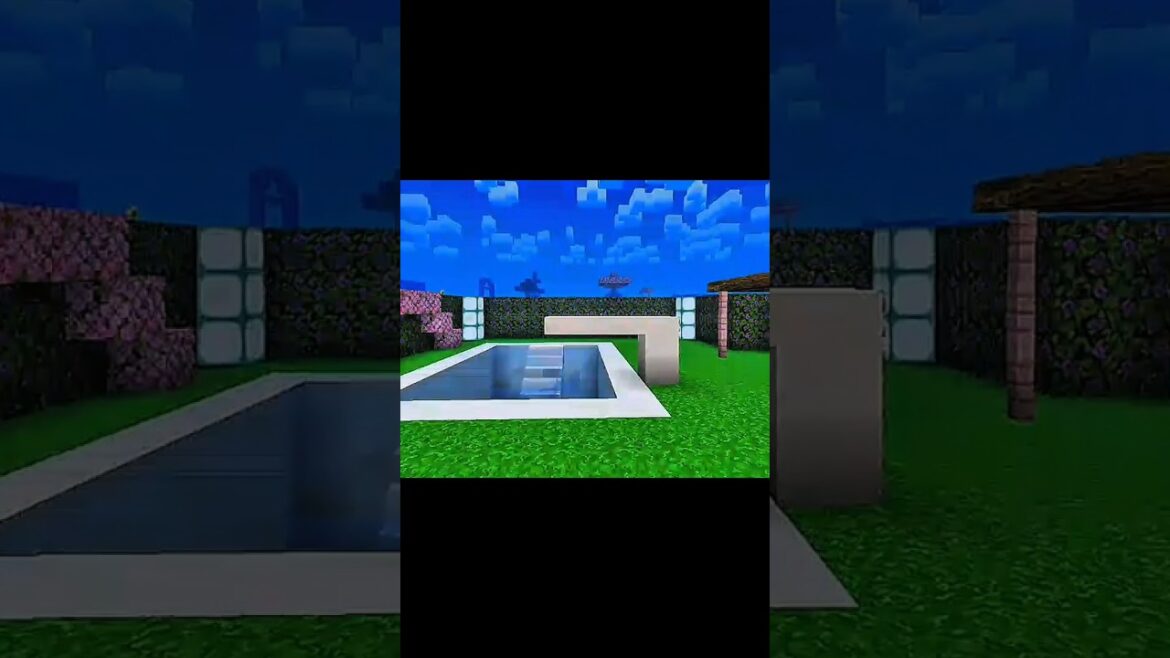 🏊‍♂️ Building a Dream Pool in Minecraft Garden!