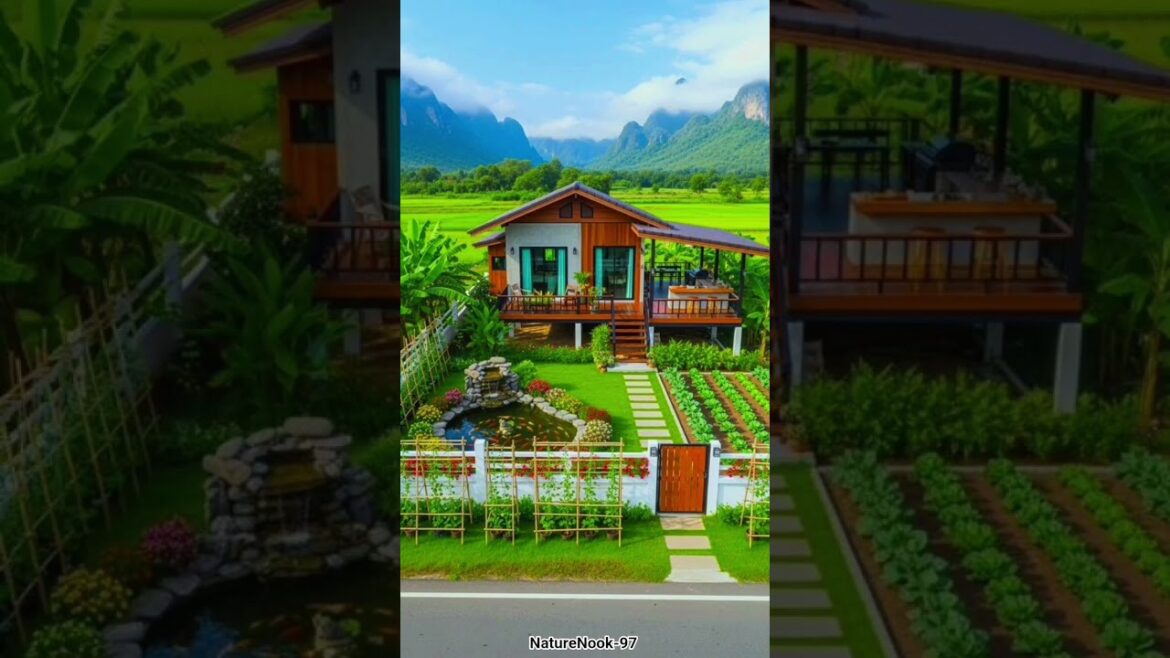 🌾beautiful home garden 🏡🌿💚 #relax #nature #home #garden #ideas #trending #viral #shorts #foryou