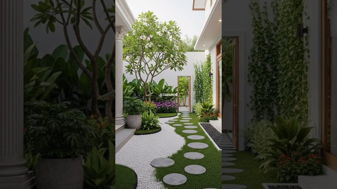 Inspirational ideas for a beautiful tropical garden to make you comfortable #home #design