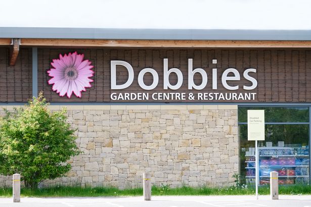 An image of the storefront of a Dobbies garden centre 